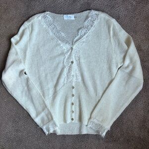 New without tags Blue Ivy lace sweater
